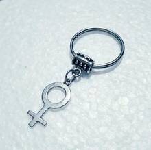Female Symbol Dangly keychain Feminist Symbol Charm Key ring For Bag Key Holder DIY Fashion Women Jewelry Gifts 2024 - buy cheap