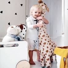 Giraffe plush Big Size Simulation Giraffe Plush Toys Soft Animal Giraffe Sleeping Doll Birthday Gift Kids Toy 2024 - buy cheap