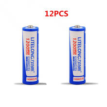 Batería recargable AA 3,7 Original, 1200 V, 14500 mAh, adecuada para linterna, 12 unids/lote 2024 - compra barato