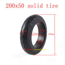 High quality  200*50 Solid tyres 200x50 tubeless tire Non-inflatable tyre fits motorcycle  Balancing Hoverboard Electric Scooter 2024 - buy cheap