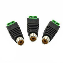 10pcs RCA Green Terminal Block Speaker Wire Cable To Audio Female Solder Free AV Connector Adapter Jack Plug 2024 - buy cheap