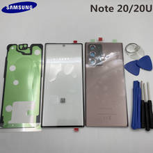 Cubierta de batería de vidrio para Samsung Galaxy NOTE 20 N980, tapa trasera de vidrio Ultra trasera, lente de cristal frontal, adhesivo, herramientas, Original, nuevo 2024 - compra barato