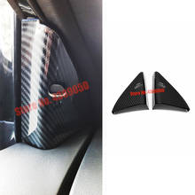 For Nissan Qashqai J11 2015 2016 2017 2018 2019 Accessories Carbon fiber Car Front Inner Triangle speaker audio horn Cover Trim 2024 - buy cheap