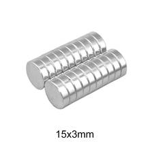 5/10/20/50/100pcs 15x3 Search Minor Magnet Dia 15mm x 3mm Bulk Small Round Magnetic 15x3mm Neodymium Disc Magnets 15*3 2024 - buy cheap