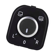 Power Chrome Mirror Knob Heated Switch Electric Mirror Control Switch For VW Passat Jetta MK5 Golf MK5/MK6 Tiguan 2024 - buy cheap