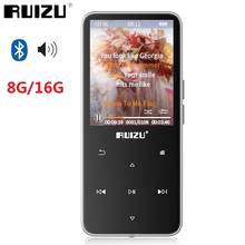 RUIZU D10 Bluetooth MP3 Player 2.4inch HD Screen 8GB Metal Touch Button Music Player with FM Radio E-Book Video Built-in Speaker 2024 - buy cheap