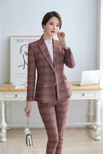 High Quality Fabric Formal Women Business Suits With Jackets and Pencil Pants Ladies Office Professional Work Wear Pantsuits 2024 - buy cheap