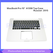 Cubierta superior para teclado ruso, reposamanos para MacBook Pro, Retina de 15 pulgadas, A1398, año 2015, novedad 2024 - compra barato