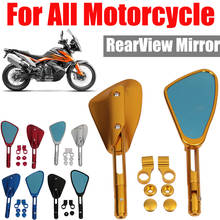 Motorcycle Rearview Mirror Handlebar Rear View Mirror Side Mirrors For KTM 790 DUKE 790 390 125 250 200 1290 Duke 390 Duke390 2024 - buy cheap