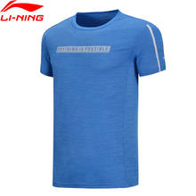 Li-Ning Men Running Series T-Shirts AT DRY Breathable 100% Polyester Regular Fit LiNing Fitness Sports Tee ATSQ003 2024 - buy cheap