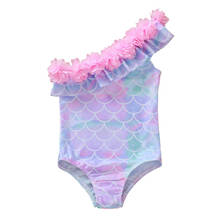 Детский купальник-бикини для маленьких девочек; Купальный костюм; Пляжный костюм; Одежда для малышей 2024 - купить недорого