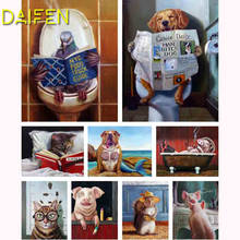 5D DIY Diamond painting Cross stitch Full Square Diamond embroidery creative animal pigeon cat dog pig  Round Diamond mosaic 2024 - buy cheap