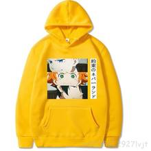 Anime The Promised Neverland Emma Eyes Hoodies Fashion Men Women Sweatshirts Casual Hooded Harajuku New Sports Hoodie 2024 - buy cheap