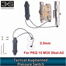 Night Evolution-interruptor de presión aumentada, accesorio táctico, doble, 2,5 MM, para PEQ 15 M3X light Dbal-A2 PEQ 16A An/PEQ 2024 - compra barato