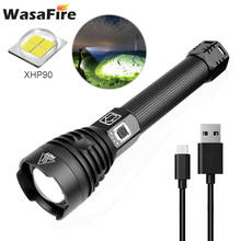 40000 Lumens XHP90 Powerful Led Flashlight Torch USB Rechargeable Tactical Lantern Waterproof 18650/26650 Zoom Hand Lamp 2024 - buy cheap