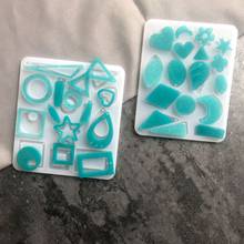 Crystal Epoxy Resin Mold Geometry Pendants Casting Silicone Mould DIY Crafts Decorative Jewelry Making Tools 2024 - buy cheap