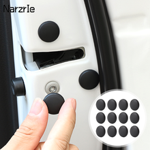 ABS Car Doors Screw Covers 12Pcs White/Black Colors Universal Plastic Car Interior Door Lock Screw Protector Cover Cap Trim 2024 - buy cheap