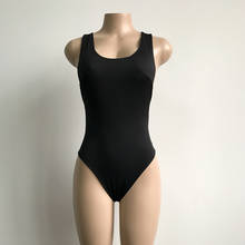 Sexy V-Neck Bodysuit Female Fashion Sleeveless Tanks backless Bandage Lady Skinny Elegant Bodysuit Women Jumpsuit D190732 2024 - buy cheap