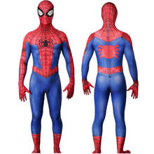 Male/Female/Kids Peter Parker Cosplay Costume Zentai Halloween Costume SuperHero Bodysuit Jumpsuit Swimming Suits 2024 - buy cheap