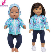 43cm baby doll clothes hoody jacket  Nenuco Ropa y su Hermanita 18 inch girl doll jacket toys outfits 2024 - buy cheap