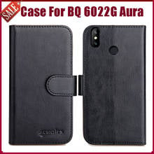 Hot! BQ 6022G Aura Case 5.99" 6 Colors Flip Soft Leather Phone Wallet Cover Special Business Bag Card Slots 2024 - buy cheap