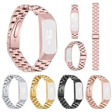 Correa de reloj de repuesto, correa de reloj de Metal de acero inoxidable, accesorios de pulsera para Samsung Galaxy fit-e R375 2024 - compra barato