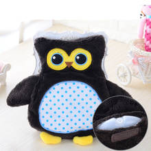 Pet Dog Funny Owl Chew Throw Plush Squeak Toys Cute Donuts Puppy Cat Squeaker Squeaky Plush Sound Toys 2024 - buy cheap