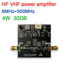 6Mhz to 500MHz 4W FM HF VHF UHF RF power Amplifier High Frequency For Ham Radio Walkie talkie Short wave 433M 315M 2024 - buy cheap