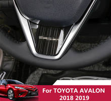 Lantejoulas decorativas para toyota avalon 2018 2019, aço inoxidável, alta qualidade, adesivo decorativo de automóveis, peças de carro 2024 - compre barato