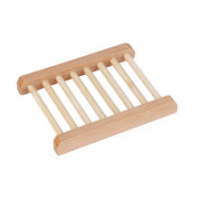 Natural  Wood Soap Dish Wooden Soap Tray Holder Storage Soap Rack Plate Box Container for Bath Shower Plate Bathroom 2024 - buy cheap