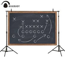 Allenjoy backdrop for photo American Football bitmap boy birthday baby shower party background photozone photophone photocall 2024 - buy cheap