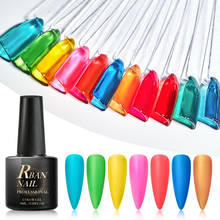 RBAN NAIL Rainbow Jelly Gel Translucent Color Base Top Matte Coat Soak Off  for Nail Art UV Summer Gel Polish Varnish Lacquer 2024 - buy cheap