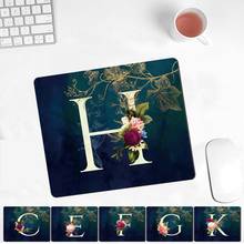 Mouse Pad Initial Name Soft Mat Gaming Laptop Computer Desk Mat Mouse Pad Letter Pattern Office Desk Accessories 2024 - buy cheap