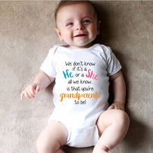 You're Grandparents To Be Newborn Baby Bodysuit Funny Short Sleeve Letter Print Baby Boy Onesies Cotton Girl Outfit Clothes 2024 - buy cheap