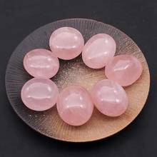 Piedras de Palma de cuarzo rosa, cristales minerales naturales, piedras preciosas para chakras, masaje curativo, artesanía feng shui 2024 - compra barato