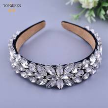 TOPQUEEN FG15 Exquisite Full Rhinestone Headbands for Women Personality Prom Hair Accessories Catwalk Bridal Headband Jewelry 2024 - buy cheap