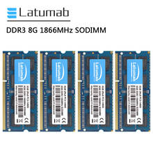 Latumab-memória ram PC3-14900, para notebook, 8gb, 16gb, 32gb, 1866mhz, com 204 pinos, sodimm, 1.5v, módulo de memória ram ddr3 2024 - compre barato