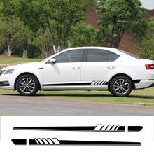 2Pcs For Skoda Octavia 2 A7 A5 VRS Fabia 3 Rapid Superb 3 Kodiaq Scala Karoq Kamiq Side Door Car Stickers Car Tuning Accessories 2024 - buy cheap