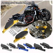 Capa protetora de motor para yamaha, case deslizante para vmax 1700 vmax1700 2009 2010 2011 2012 2013 2014 2015 2016 2017 2024 - compre barato