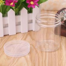 150ml Round Clear PET Container Jar Pot Bottle For DIY Slime Clay Makeup Cosmetic Cream Nail Box Square With Lid 2024 - buy cheap