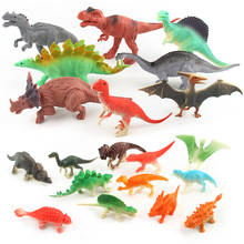 Conjunto de dinossauros pré-históricos, tiranossauro erizinosauro, espinosauro, figuras de ação, brinquedos, 20 peças 2024 - compre barato