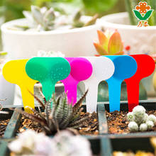 Etiquetas de plantas de vivero tipo T, marcador de recipiente para decoración de jardín para hacer uno mismo, 100 Uds. 2024 - compra barato
