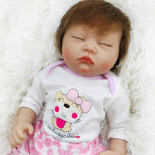 OtardDolls Bebe Кукла Новорожденный 22 дюймов Reborn Baby Doll мягкая виниловая Кремниевая пупсик bonecas игрушки для детей Подарки 2024 - купить недорого