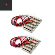 10pcs Focusable 3-5V DOT 650nm 5mW Red Laser Diode Module 12x35mm w/ Driver-in 2024 - buy cheap