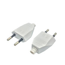 2 Pcs new type German Type European standard Power 2 Pin Plugs Network Cables 2.5A 220V Electric Contact 2024 - buy cheap