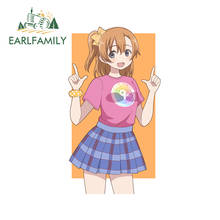 Earlfamily 13cm x 7.4cm para kousaka honoka amor ao vivo anime decalque adesivos de carro engraçado janelas à prova dwaterproof água vinil envoltório do carro 2024 - compre barato