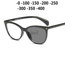 Myopia Sunglasses Photochromic Finished leopard Women Myopia Eyeglasses Frame with color lens Sun glasses Myopia Eyewear NX 2024 - buy cheap