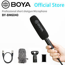 BOYA BY-BM6040 Cardioid Shotgun Microphone Handheld Microphone for broadcast TV shoots location shooting documentaries 2024 - buy cheap