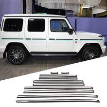 Real Carbon Fiber For Mercedes Benz G Class W463 2019-2020 ABS Car Side Door Body Molding Strips Cover Trim Exterior Accessories 2024 - buy cheap