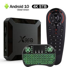 2023 Hot X96Q Android 10.0 Fast Smart TV BOX 2GB 16GB Allwinner H313 Quad Core 4K VS X96 Mini Set top box fast shipping 2024 - buy cheap